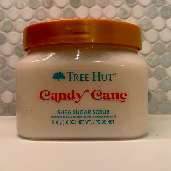 candy cane tree hut scrub
